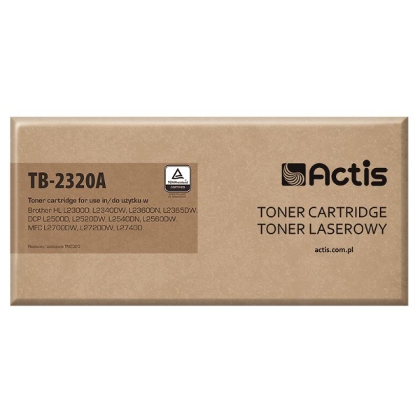 Toner ACTIS TB-2320A (zamiennik Brother TN-2320; Standard; 2600 stron; czarny)