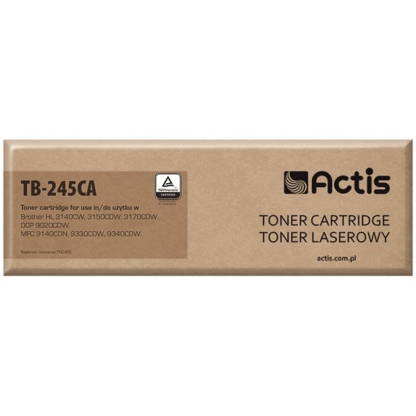 Toner ACTIS TB-245CA (zamiennik Brother TN-245C; Standard; 2200 stron; niebieski)