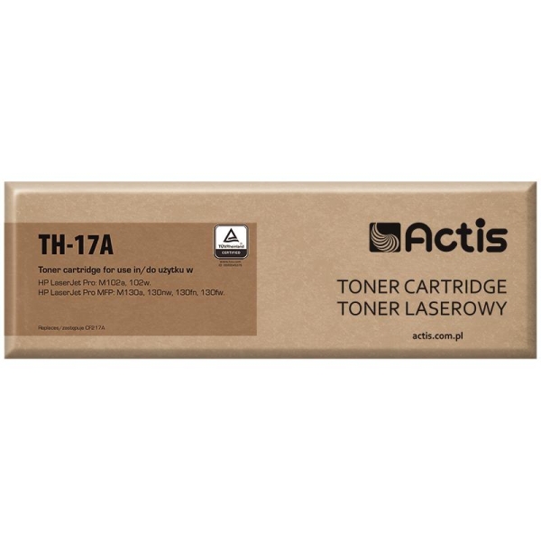 Toner ACTIS TH-17A (zamiennik HP 17A CF217A; Standard; 1600 stron; czarny)