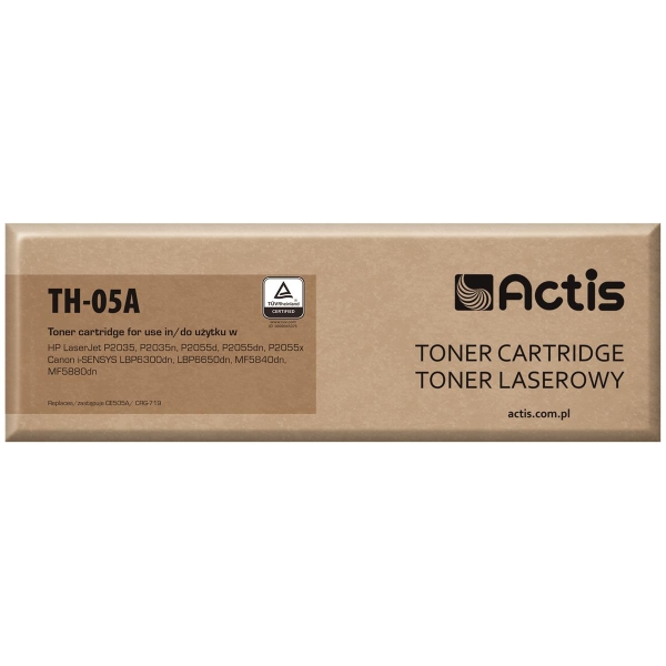 Toner ACTIS TH-05A (zamiennik HP 05A CE505A, Canon CRG-719; Standard; 2300 stron; czarny)