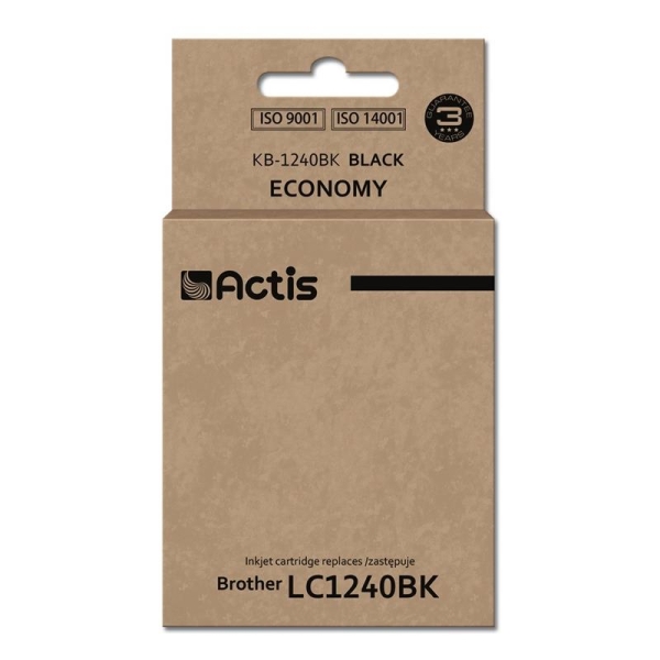 Tusz ACTIS KB-1240Bk (zamiennik Brother LC1240BK/LC1220BK; Standard; 19 ml; czarny)