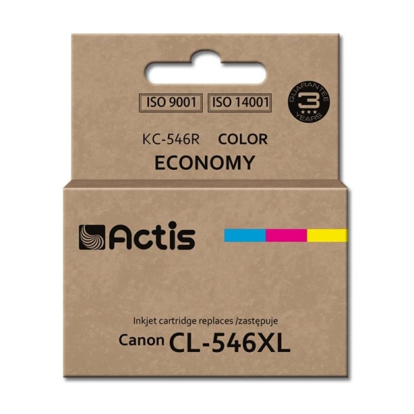 Tusz ACTIS KC-546R (zamiennik Canon CL-546XL; Standard; 15 ml; kolor)