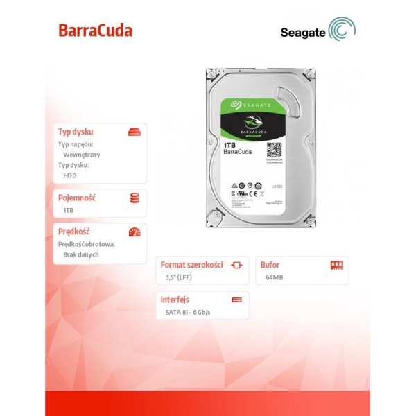 BarraCuda 1TB 3,5'' 64MB ST1000DM010-1437196