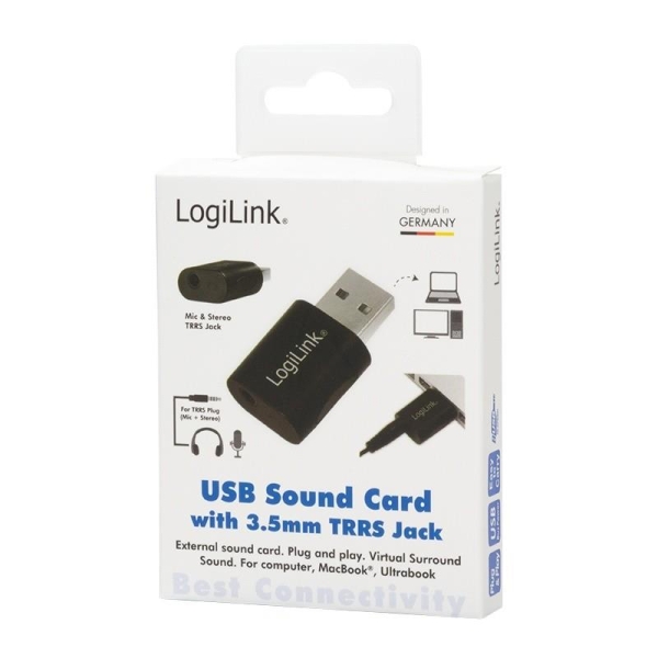 Karta dźwiękowa USB 2.0 3.5mm TRRS jack -1489989