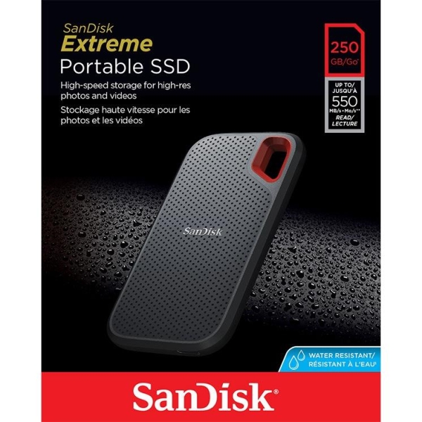 Dysk SSD przenośny 250GB USB 3.1 550MB/s -1498896