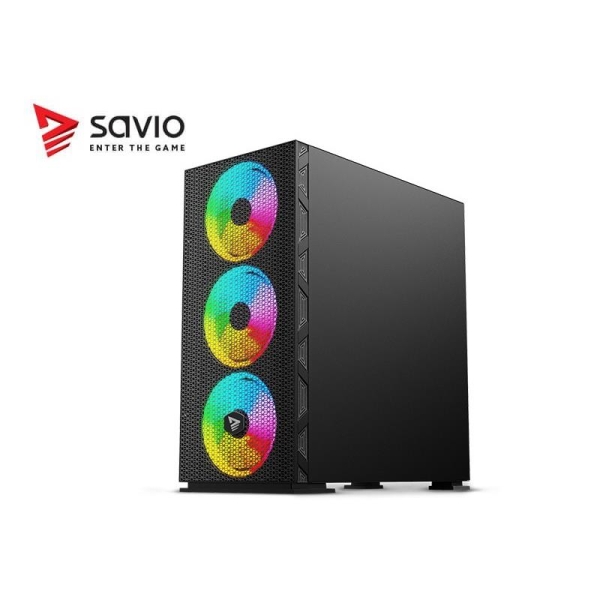 Obudowa PC SAVIO Raptor X1 ARGB Mesh/Glass-1568130