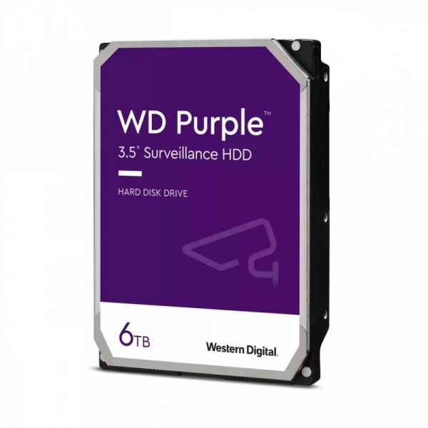 Dysk WD Purple 6TB 3,5 128MB SATA 5640RPM WD62PURZ