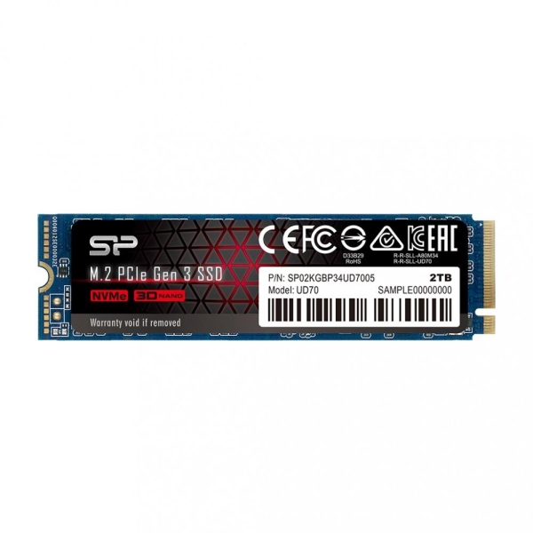 Dysk SIP SSD UD70 2TB PCIe M.2 2280 NVMe Gen 3x4 3400/3000 MB/s