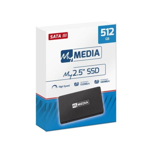 My Media Dysk SSD wewnętrzny 512GB 2,5'' Sata III Czarny -1644397