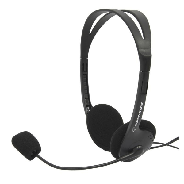 Słuchawki stereo z mikrofonem i regulacją głośności EH102-1685929