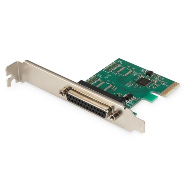 Karta rozszerzeń (Kontroler) LPT PCI Express, 1xDB25, Low Profile, Chipset: ASIX99100