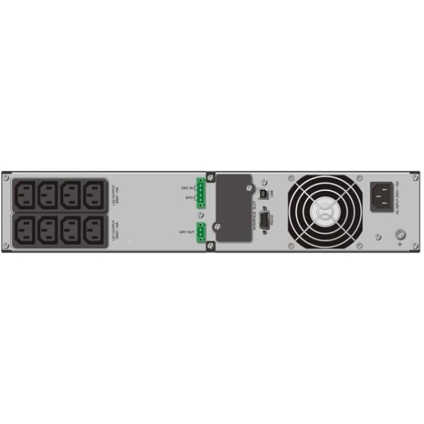 UPS ON-LINE 3000VA 8X IEC + 1x IEC/C19OUT, USB/     232,LCD,RACK 19''/TOWER-1688629