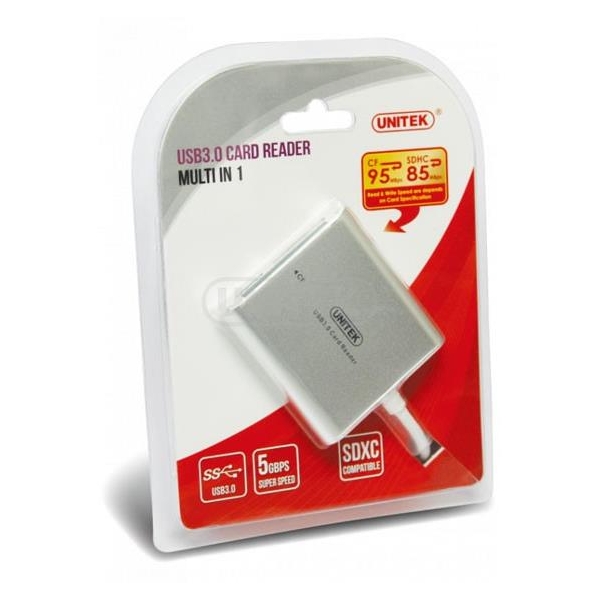 CZYTNIK KART PAMIĘCI ALL-IN-ONE  USB 3.0; Y-9313-1691360