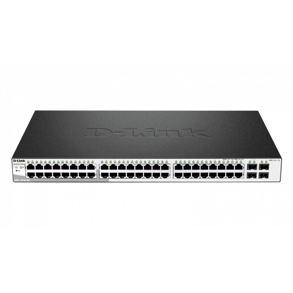 DGS-1210-52 48x 10/100/1000, 4x SFP Smart Switch
