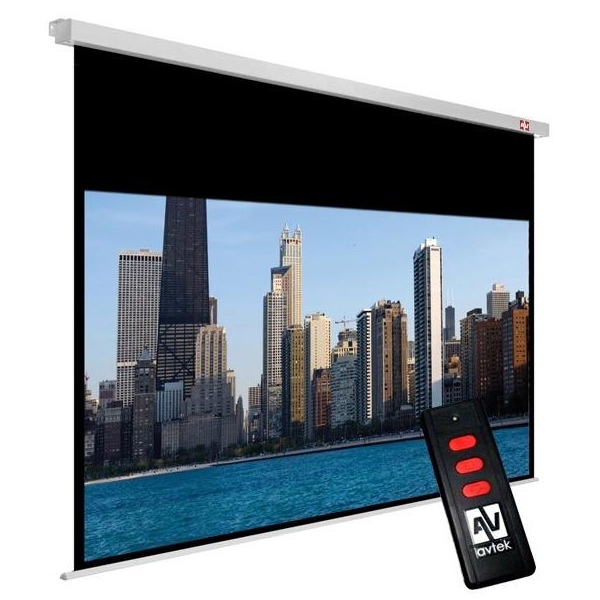 Ekran elektryczny Cinema Electric 200 (16:9, 200 x 200 cm, powierzchnia biała, matowa)