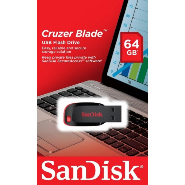 Cruzer Blade USB Flash Drive 64GB -1695571