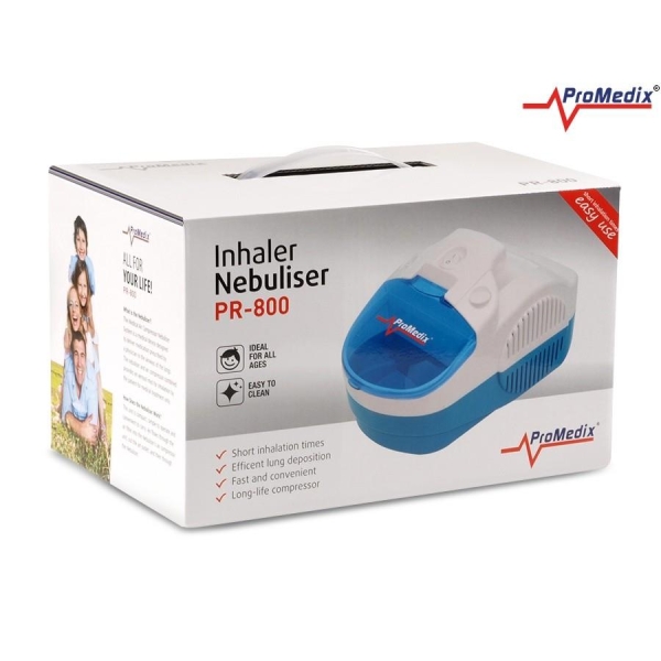 Inhalator PR-800 zestaw nebulizator, maski, filterki-1697741