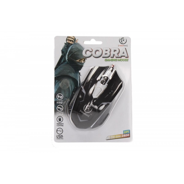 Gamingowa mysz optyczna USB COBRA 1000/1200/2400 DPI-1697831