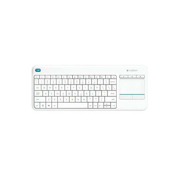 K400 Plus Wireless Touch Keyboard Biała