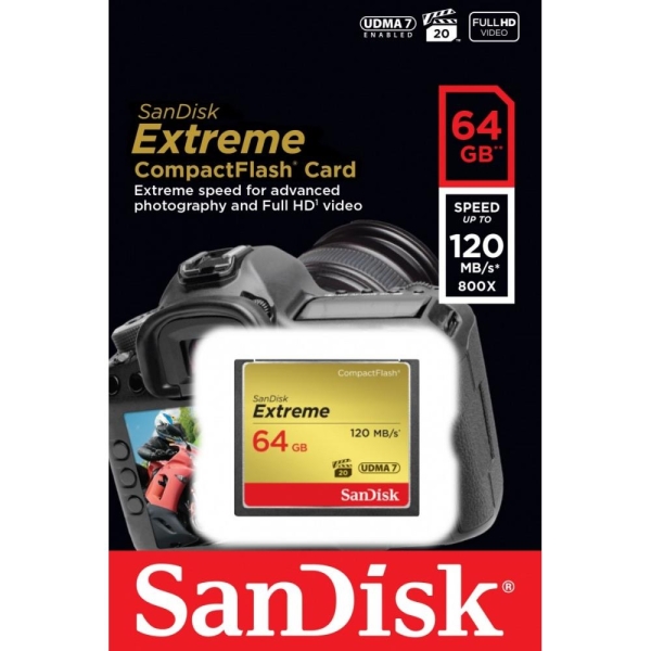 Extreme CompactFlash 64GB 120/85 MB/s -1698171