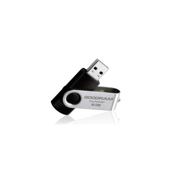 TWISTER 16GB Black USB2.0-1698772