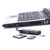 Czytnik kart 4-portowy USB 3.0 SuperSpeed (Compact Flash, SD, Micro SD/SDHC, Memory Stick), czarny-1720631