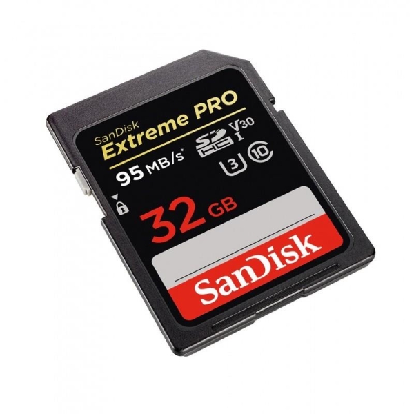Extreme Pro SDHC 32GB 95/90 MB/s V30 UHS-I U3-1723750