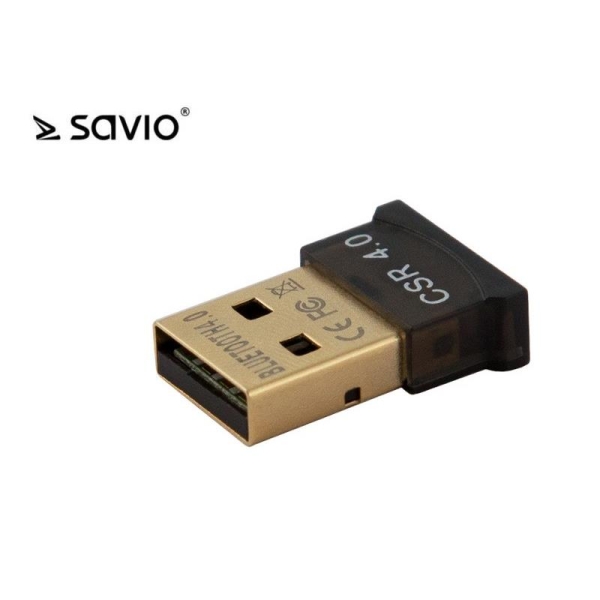 Adapter komputerowy USB Nano SAVIO BT-040 Bluetooth 4.0, 3Mb/s, zasięg 50m-1724465