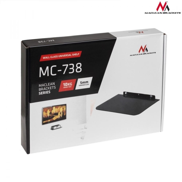 Półka pod DVD pojedyńcza MC-738 do 10kg-1729032