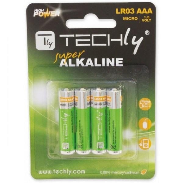 Baterie alkaliczne LR03 AAA 4szt, (IBT-LR03T4B)