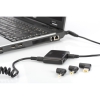 Samochodowy zasilacz do laptopa, 90W UltraSlim, port USB (5V/2.4A), 11 adapterów, np.: Asus,Dell,HP-1758856