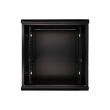 Szafka wisząca rack 12U 600x450 czarna szklane drzwi -1768516