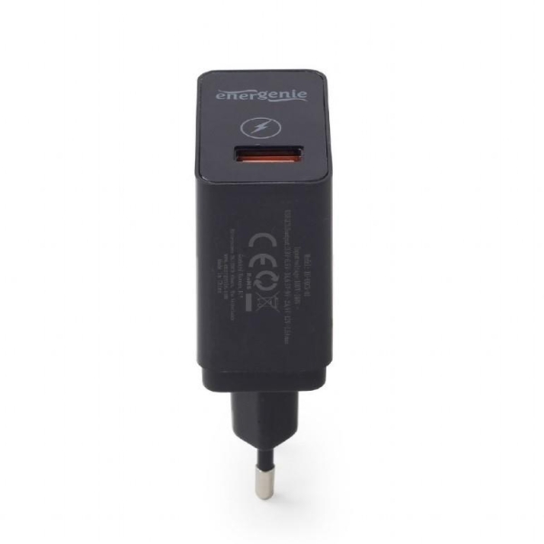 Ładowarka sieciowa USB Quick Charge 3.0 2.1A czarna-1766580