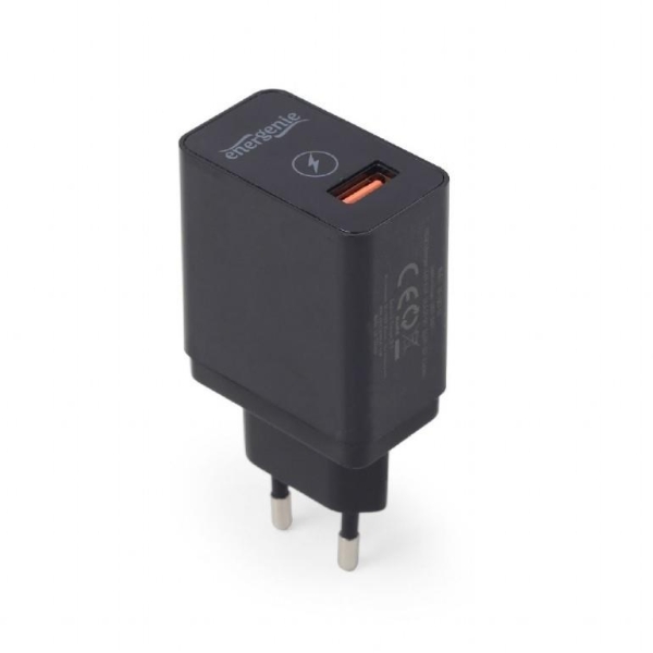 Ładowarka sieciowa USB Quick Charge 3.0 2.1A czarna-1766581