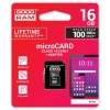 Karta microSDHC 16GB CL10 + adapter