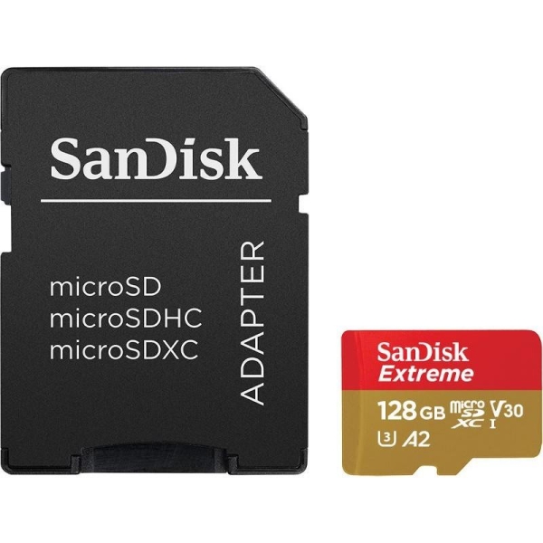 Karta pamięci Extreme microSDXC 128GB 160/90 MB/s A2 V30 U3 -1771532
