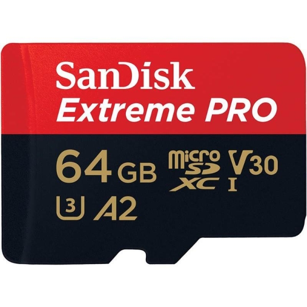 Karta pamięci Extreme Pro microSDXC 64GB 170/90 MB/s A2 V30 U3