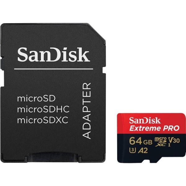 Karta pamięci Extreme Pro microSDXC 64GB 170/90 MB/s A2 V30 U3-1771564