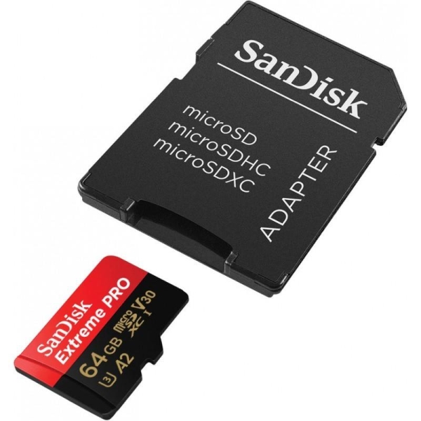 Karta pamięci Extreme Pro microSDXC 64GB 170/90 MB/s A2 V30 U3-1771565