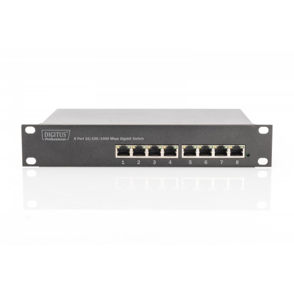 Przełącznik 10 cali Rack 8-portowy Gigabit Ethernet, 8x10/100/1000Mbps-1772658