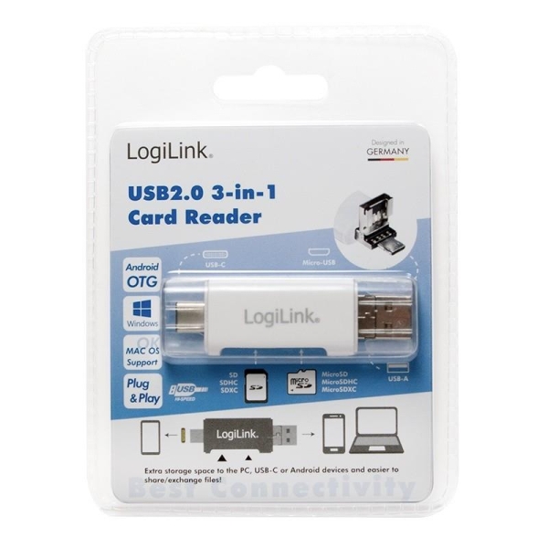 Czytnik kart pamięci USB2.0 / USB-C -1773104