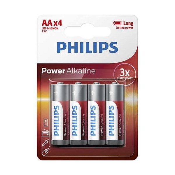 Baterie Power Alkaline AA 4szt. blister