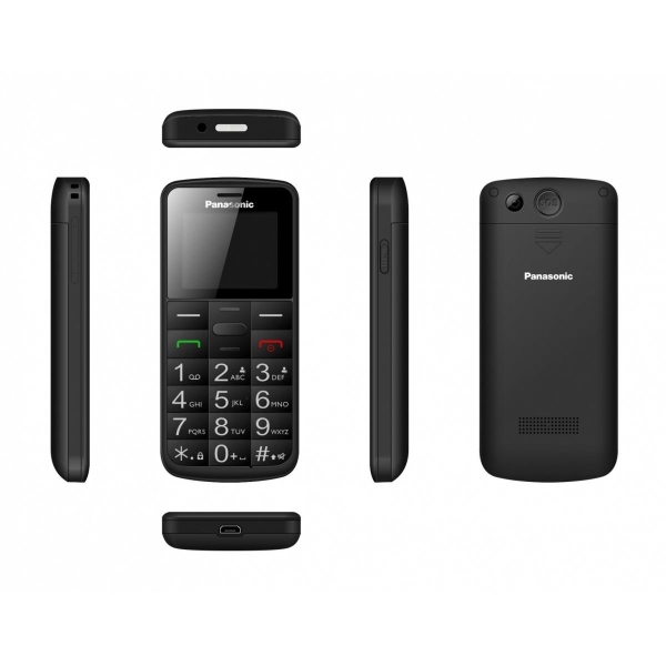 Telefon komórkowy dla seniora KX-TU110 czarny