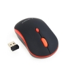 Bezprzewodowa mysz optyczna czarno-czerwona-1787493