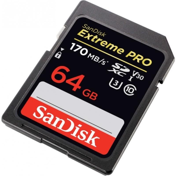 Karta pamięci Extreme Pro SDXC 64GB 170/90 MB/s V30 UHS-I U3 -1782981