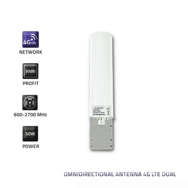 Antena 4G LTE dookólna | 30dBi | wewnętrzno-zewnętrzna-1797641