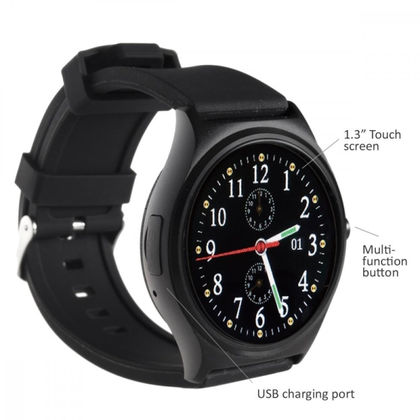 Smartwatch Inteligentny Zegarek RS100 NanoRS czarny-1799126