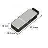 Czytnik kart SD/microSD USB 3.0 srebrny -1805051