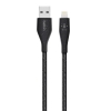 Kabel Lightning do USB-A DuraTek Plus 1.2m czarny-1807086