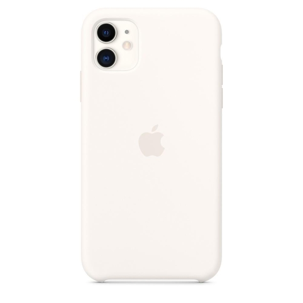 Silikonowe etui do iPhone 11 - białe